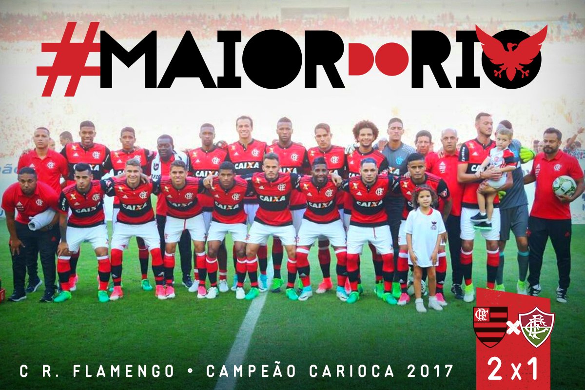 C.R.Flamengo 2 x 1 Fluminense (RJ) - 07/05/2017 - Campeonato Estadual