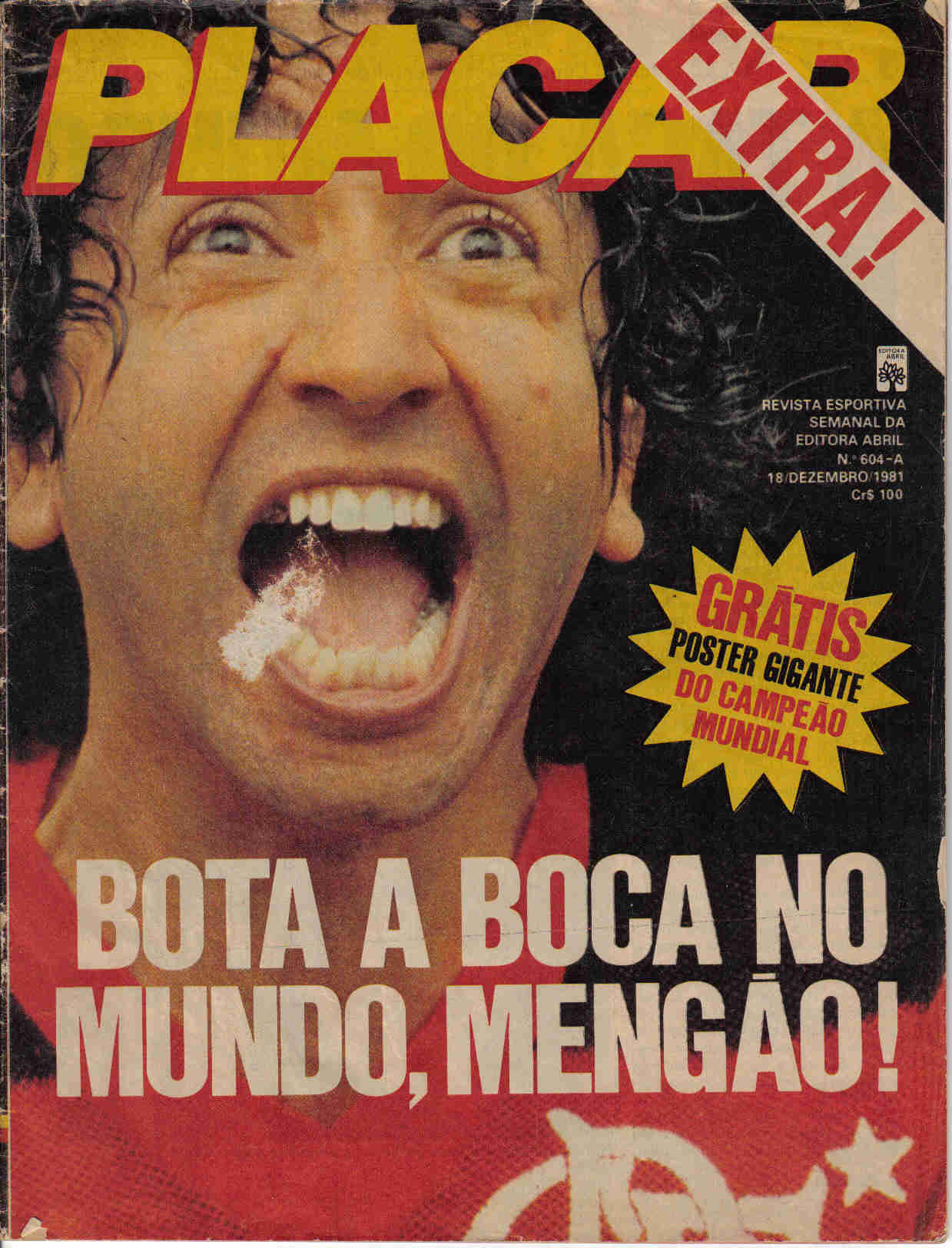 Bota a boca no mundo Mengão ! - CAMPEÃO MUNDIAL 1981