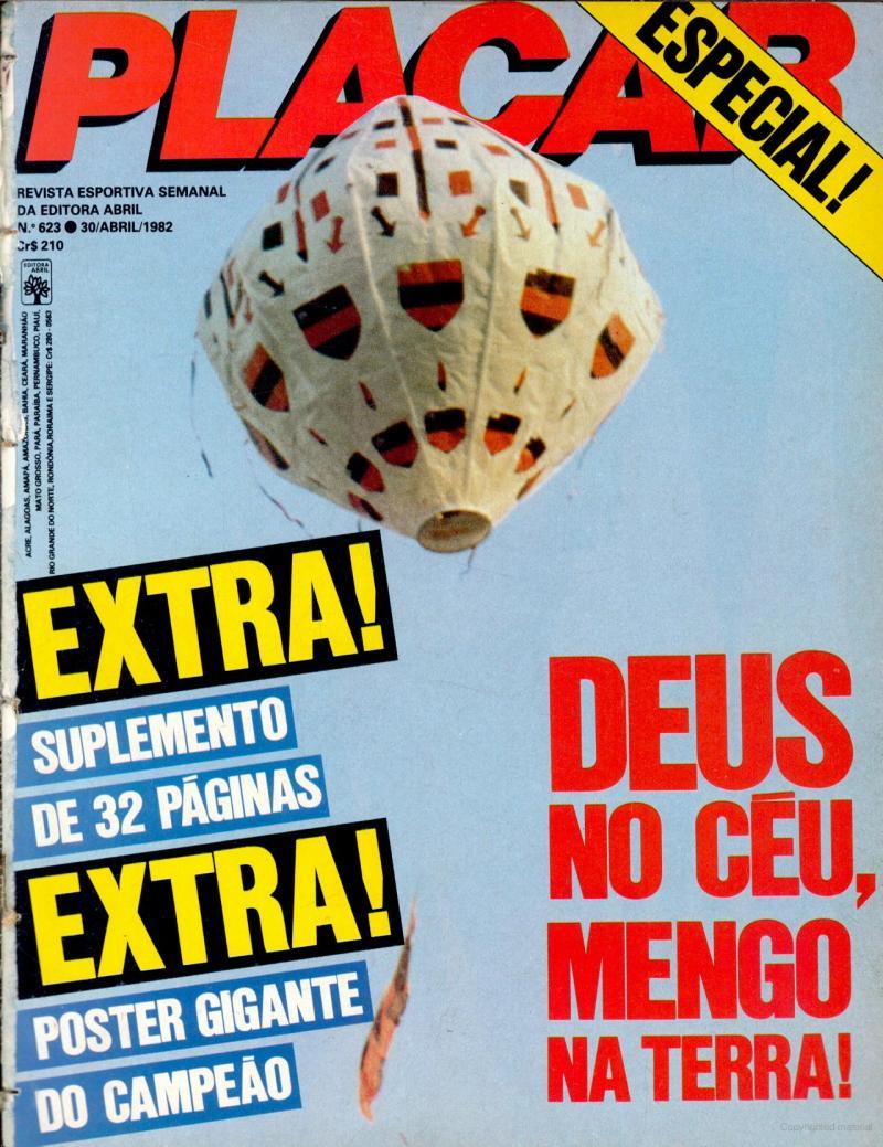 Flamengo Campeão Brasileiro 1982 (Revista PLACAR)